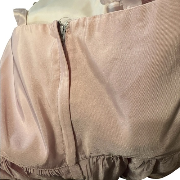 Vintage 1950's Candi Jones Cali Party Prom DRESS Gown Fit & Flare Petticoat - Picture 9 of 13